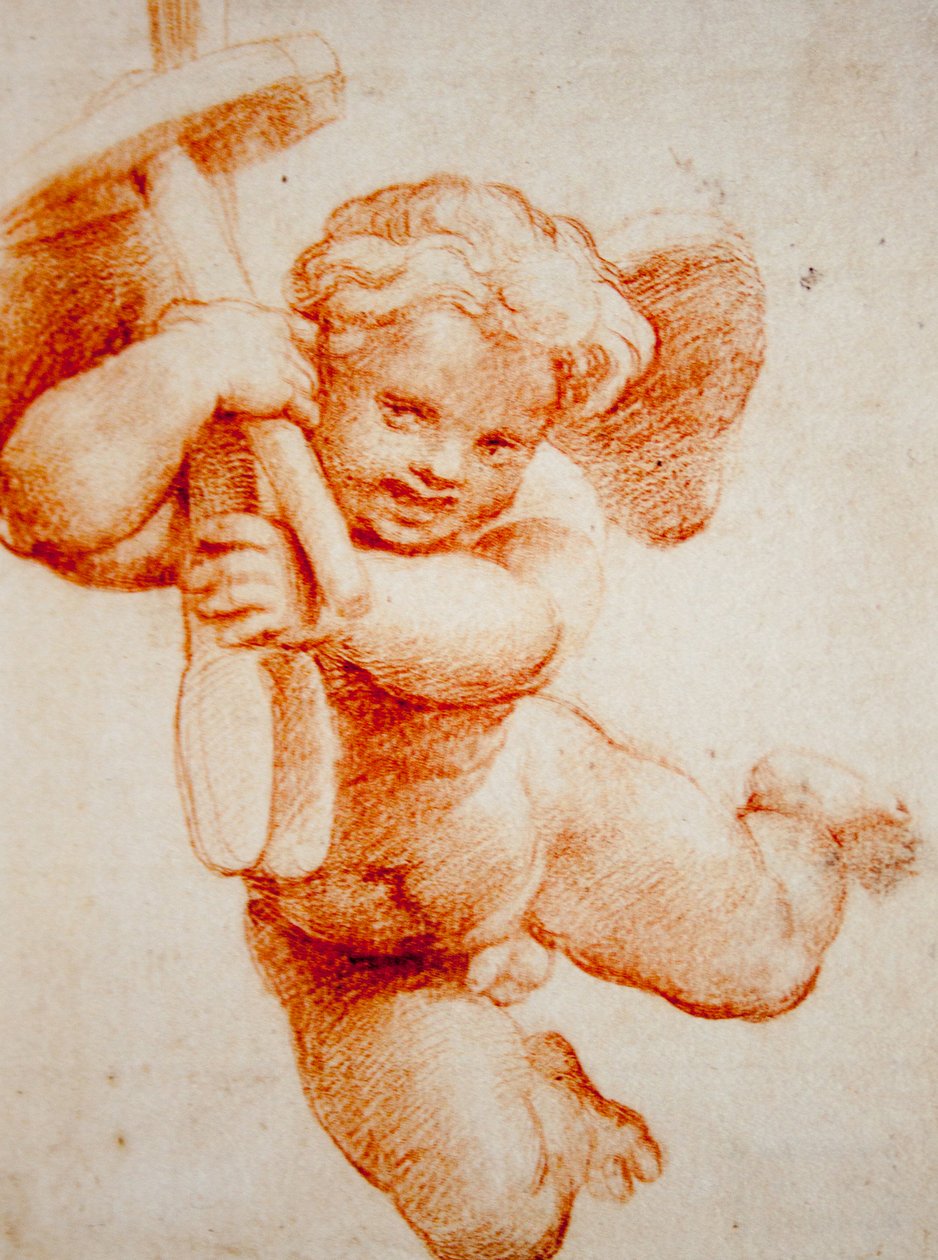 Putto med attributtene til Vulcan av Raffaello Sanzio Raphael