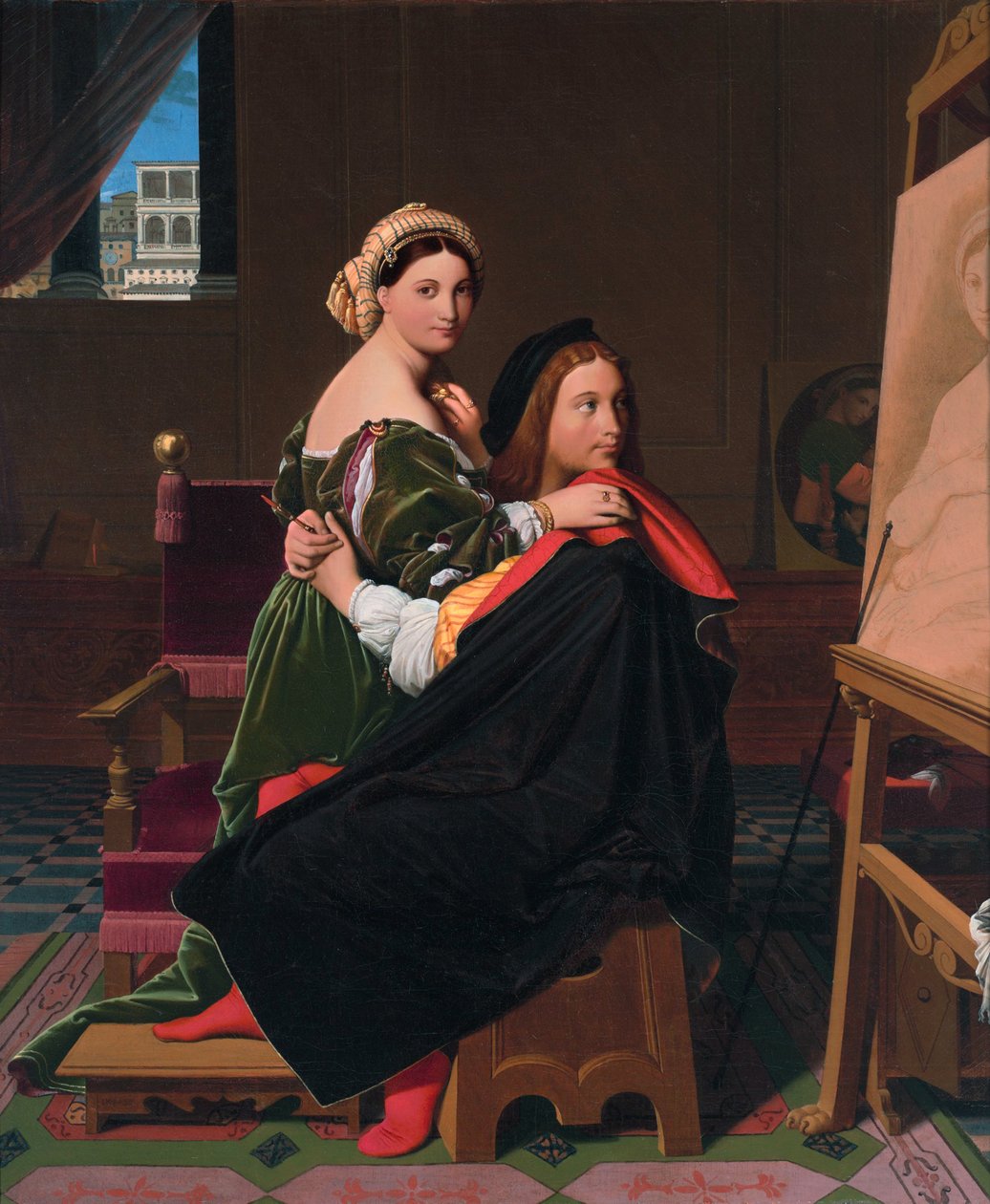 Raphael og Fornarina av Raffaello Sanzio Raphael