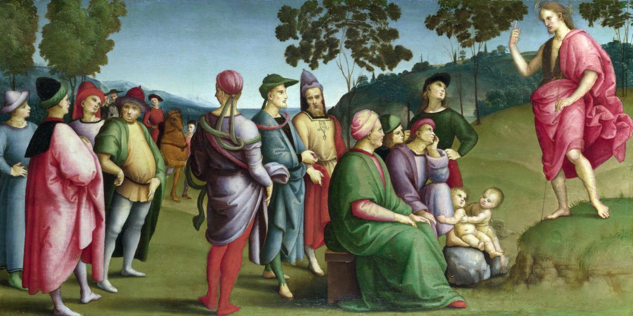Døperen Johannes døper av Raffaello Sanzio Raphael