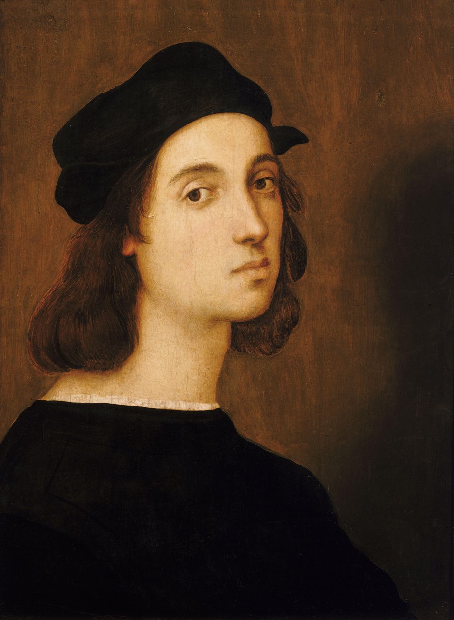 Selvportrett av Raphael av Raffaello Sanzio Raphael
