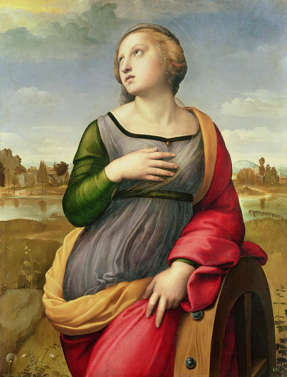 St. Katarina av Alexandria, 1507-8 av Raffaello Sanzio Raphael