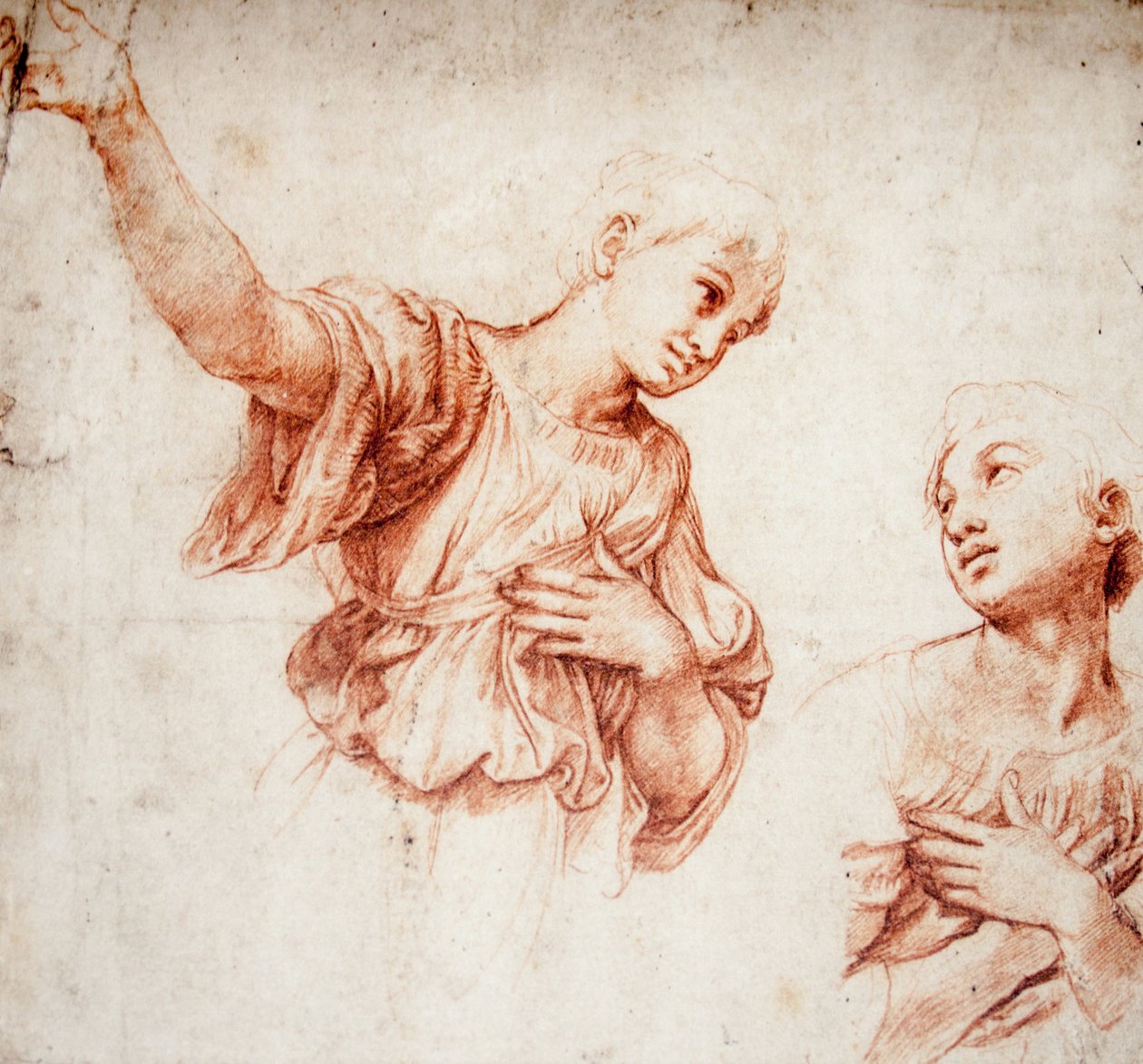 Studere for to engler av Raffaello Sanzio Raphael