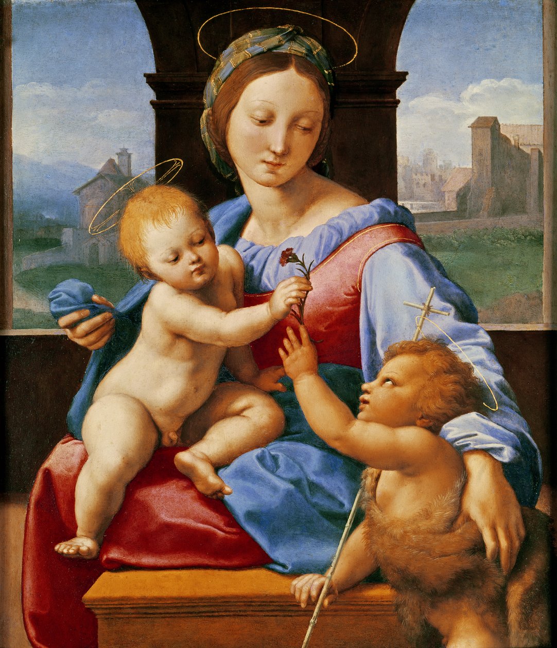 Aldobrandini Madonna eller Garvagh Madonna, ca. 1509-10 av Raffaello Sanzio Raphael
