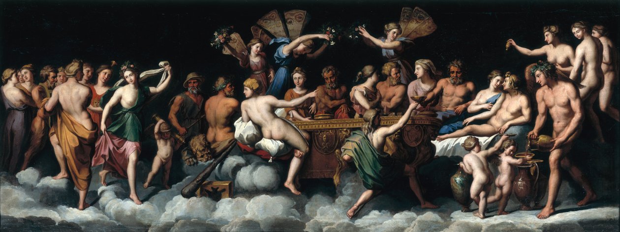 The Bankett av gudene av Raffaello Sanzio Raphael