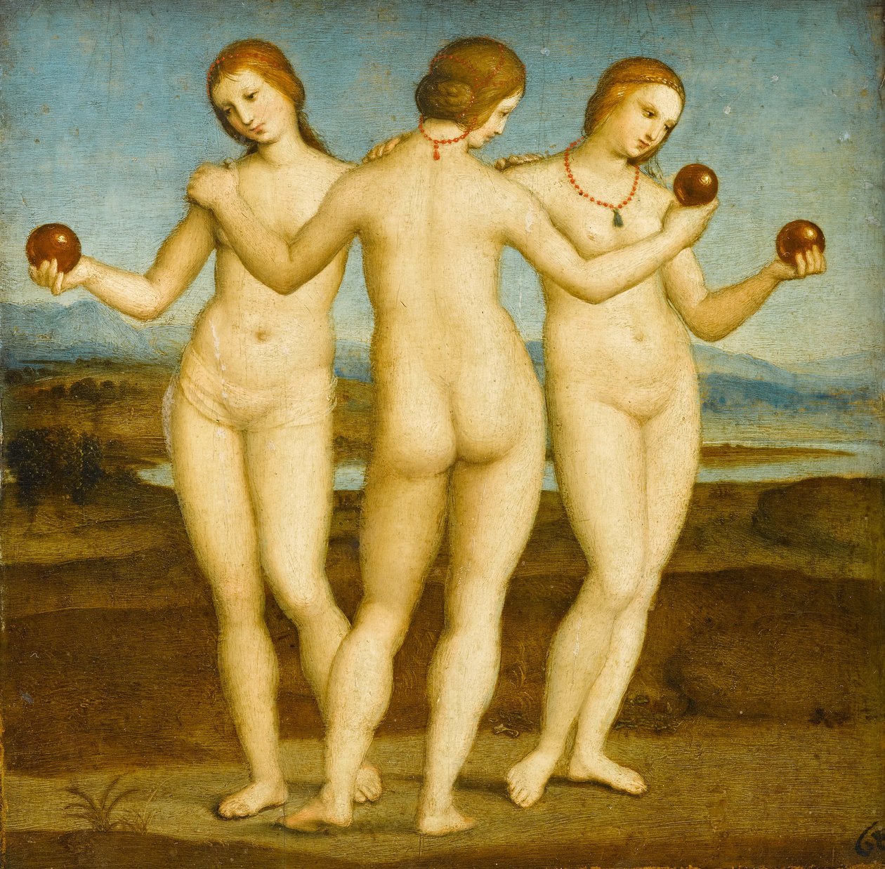 De tre nådene av Raffaello Sanzio Raphael