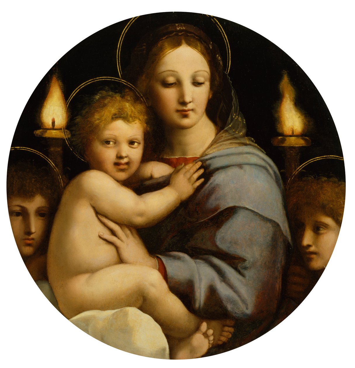 Madonna av lysekronen av Raffaello Sanzio Raphael