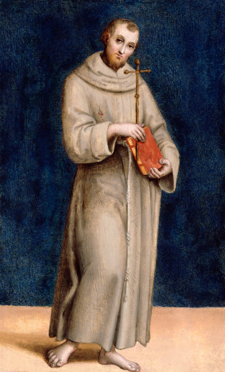 Den hellige Frans av Assisi av Raffaello Sanzio Raphael