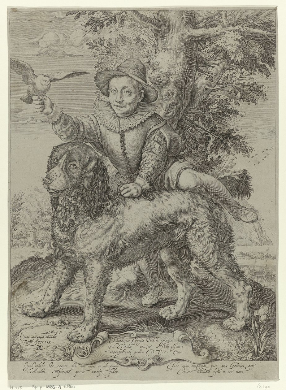 Portrett av Frederik de Vries av Raffaello Guidi