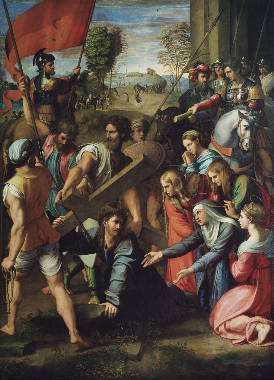 Kristus som bærer korset av Raffaello Sanzio Raphael
