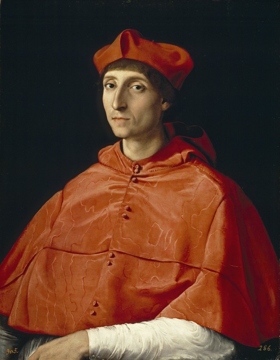 Portrett av en kardinal, ca. 1510 av Raffaello Sanzio Raphael