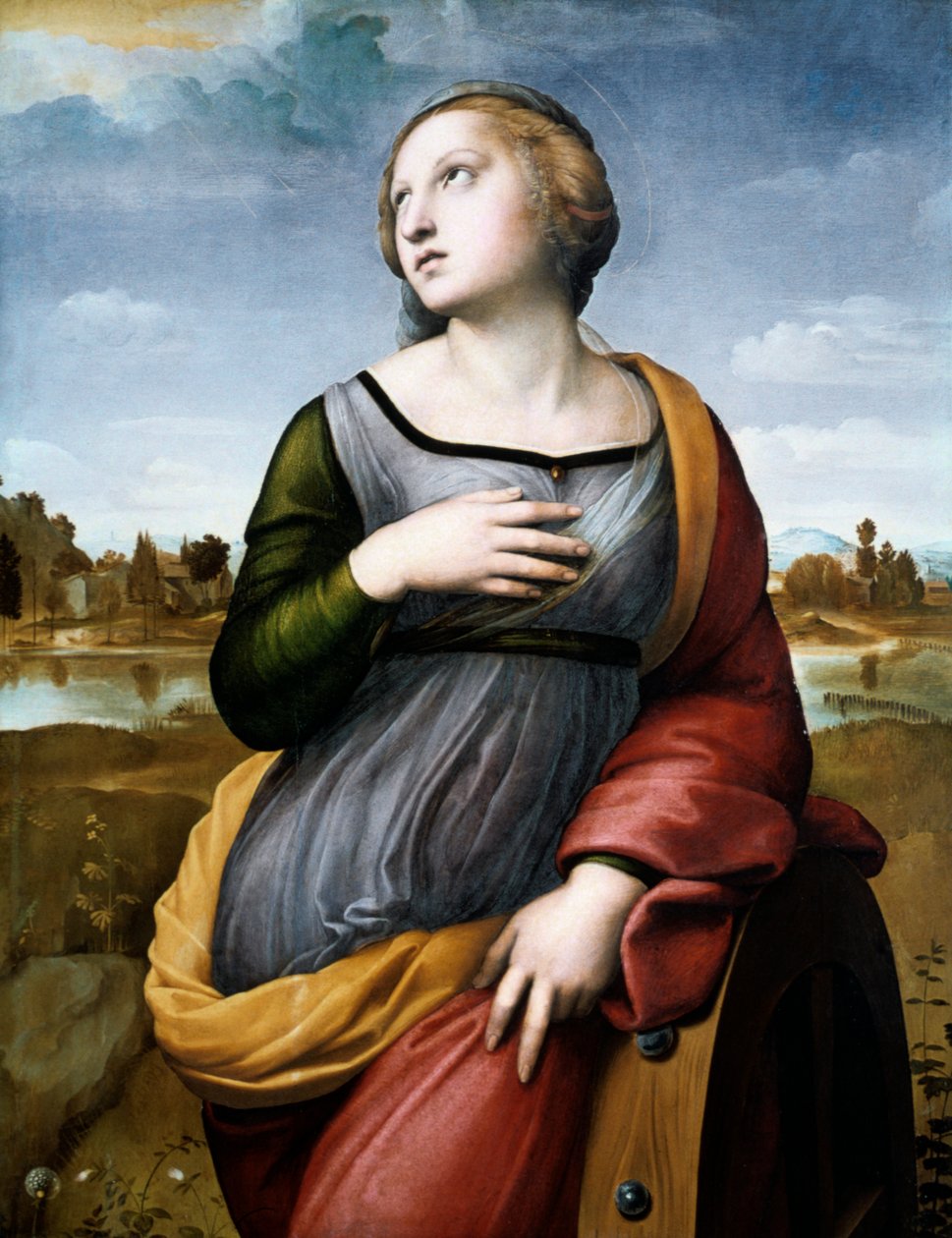 Den hellige Katarina av Alexandria, c1507 av Raffaello Sanzio Raphael