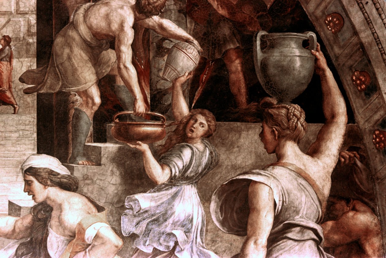 Brannen i Borgo-detaljen, 1514 av Raffaello Sanzio Raphael