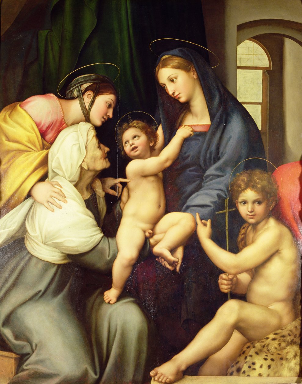 Den hellige familie av Raffaello Sanzio Raphael