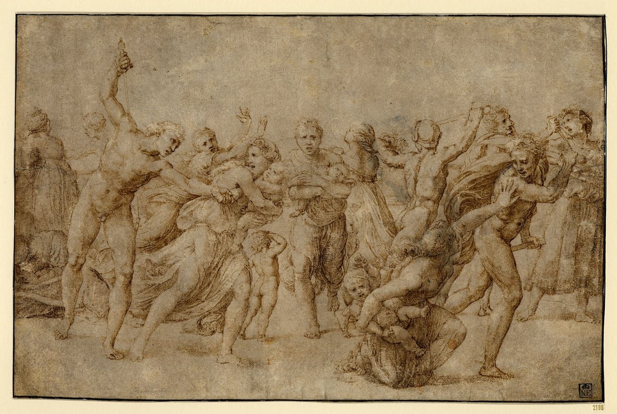 Massakren på de uskyldige, ca. 1512 av Raffaello Sanzio Raphael