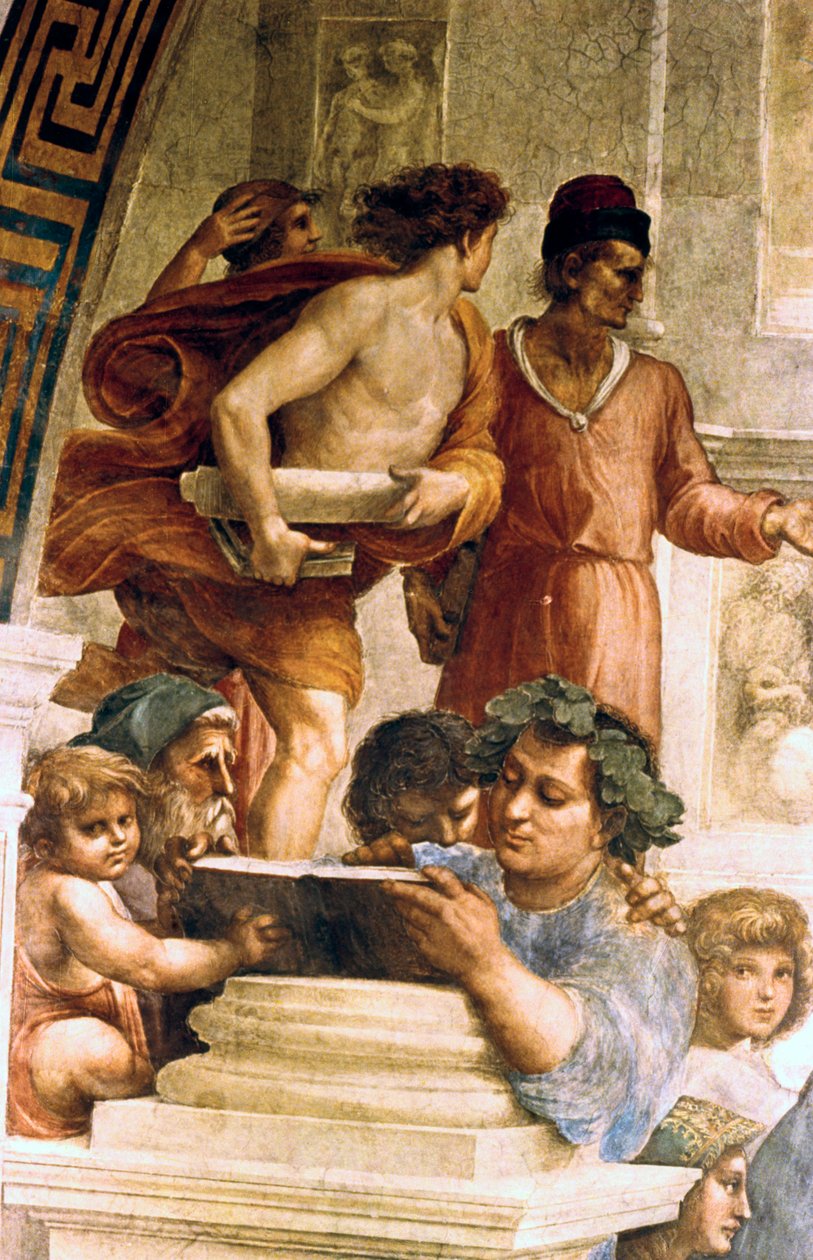 Skolen i Athen, 1509 av Raffaello Sanzio Raphael