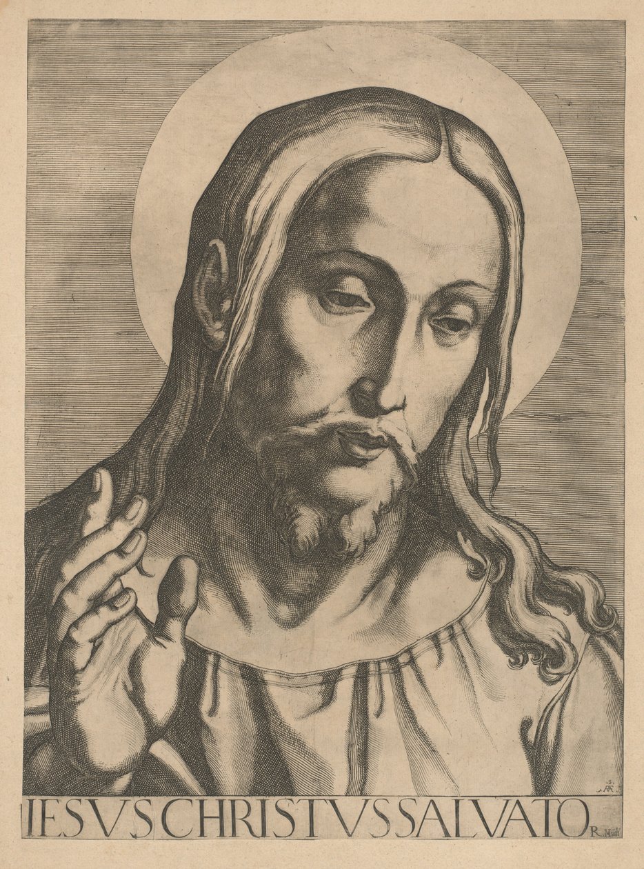 Byste av Kristus av Raffaello Schiaminossi