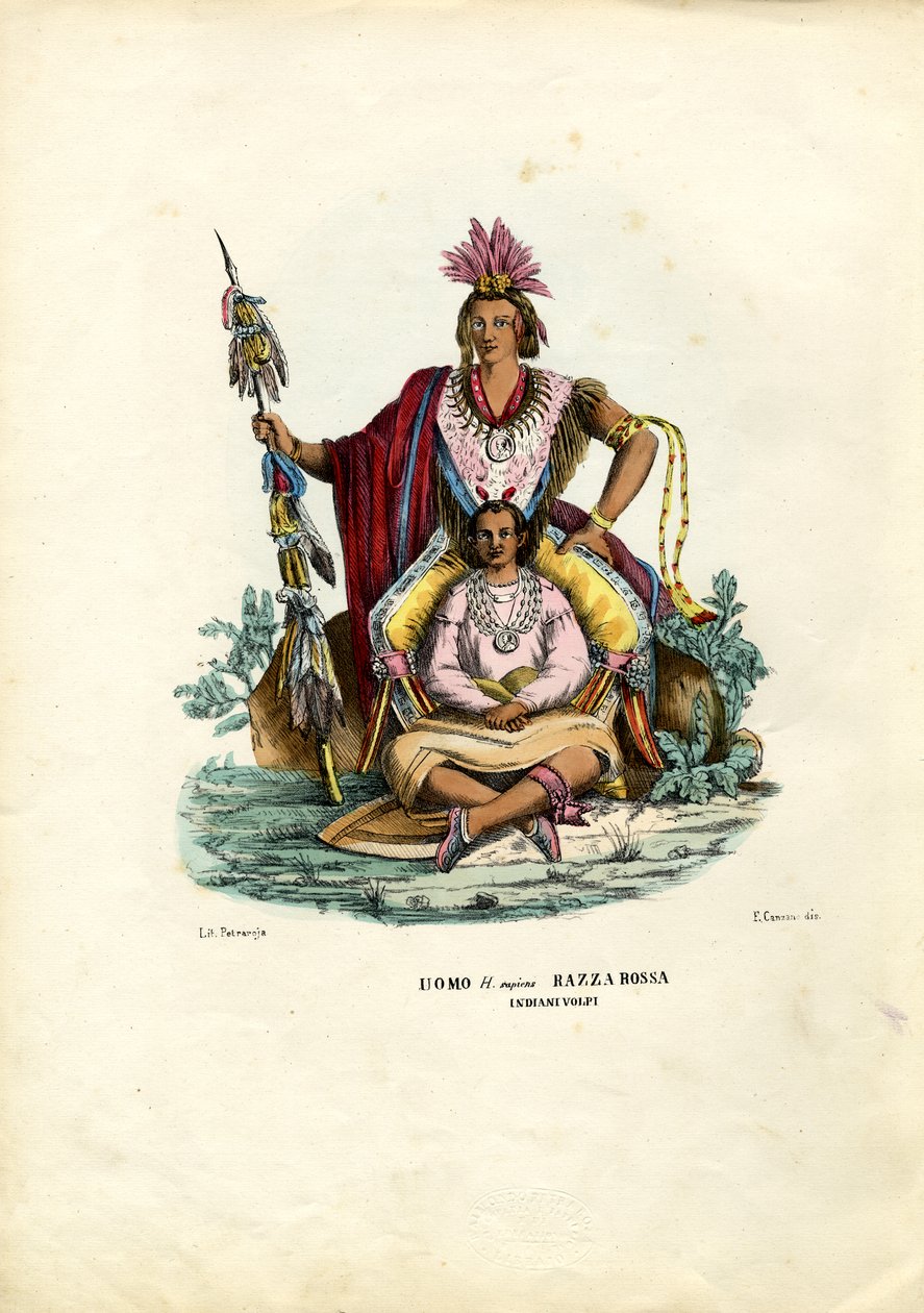 indianere, 1863-79 av Raimundo Petraroja