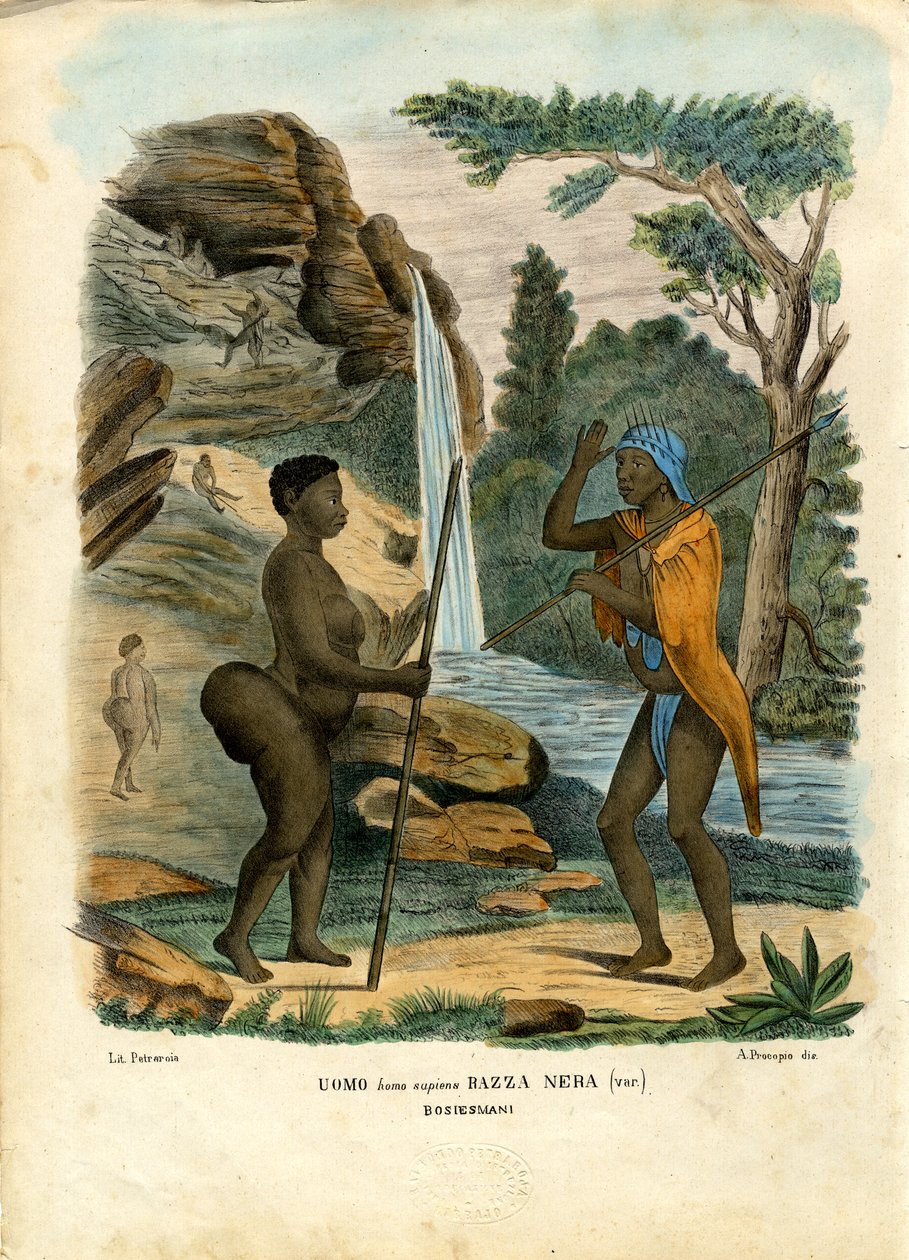 Hottentotter, 1863-79 av Raimundo Petraroja