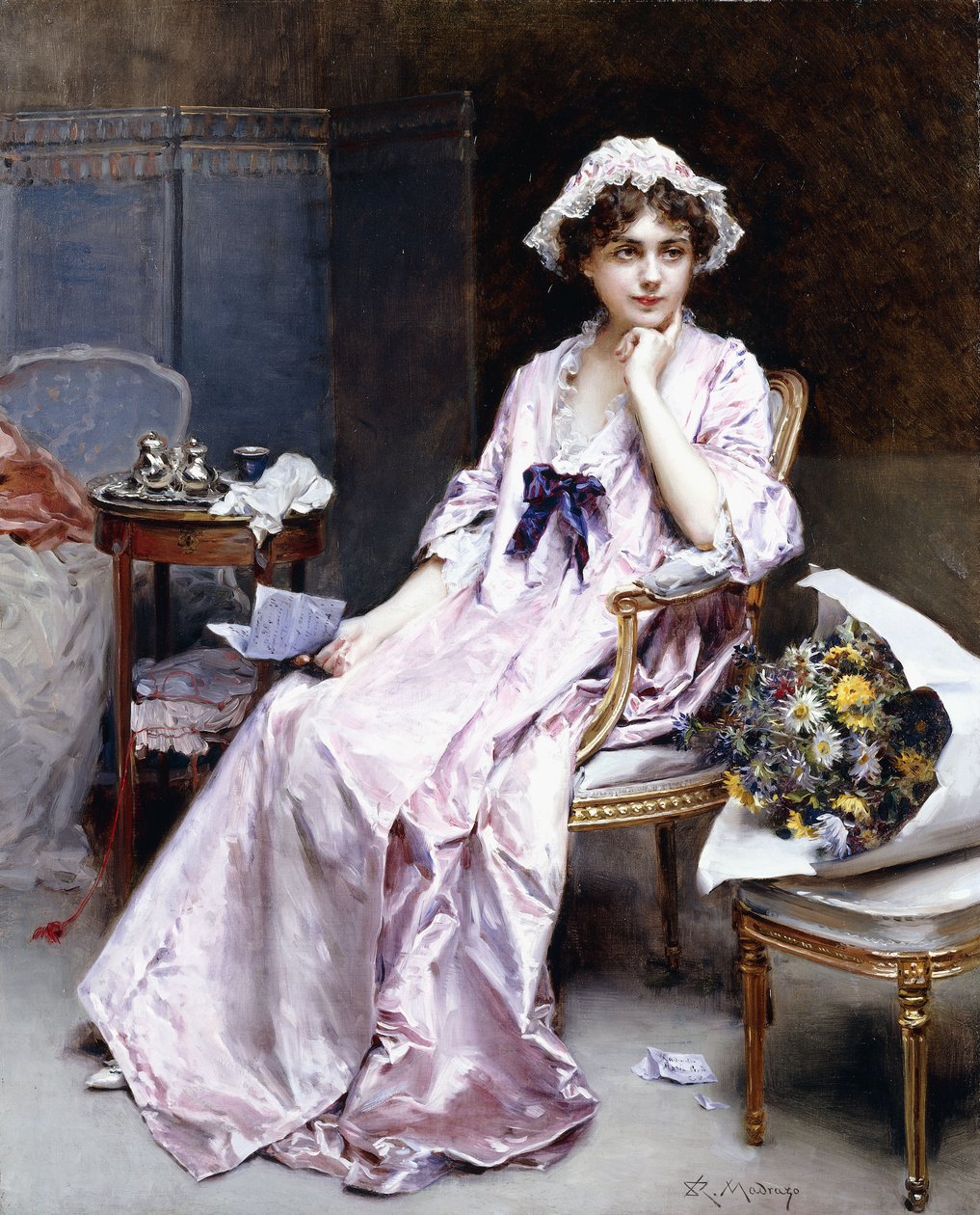 Den motvillige elskerinnen av Raimundo de Madrazo y Garreta