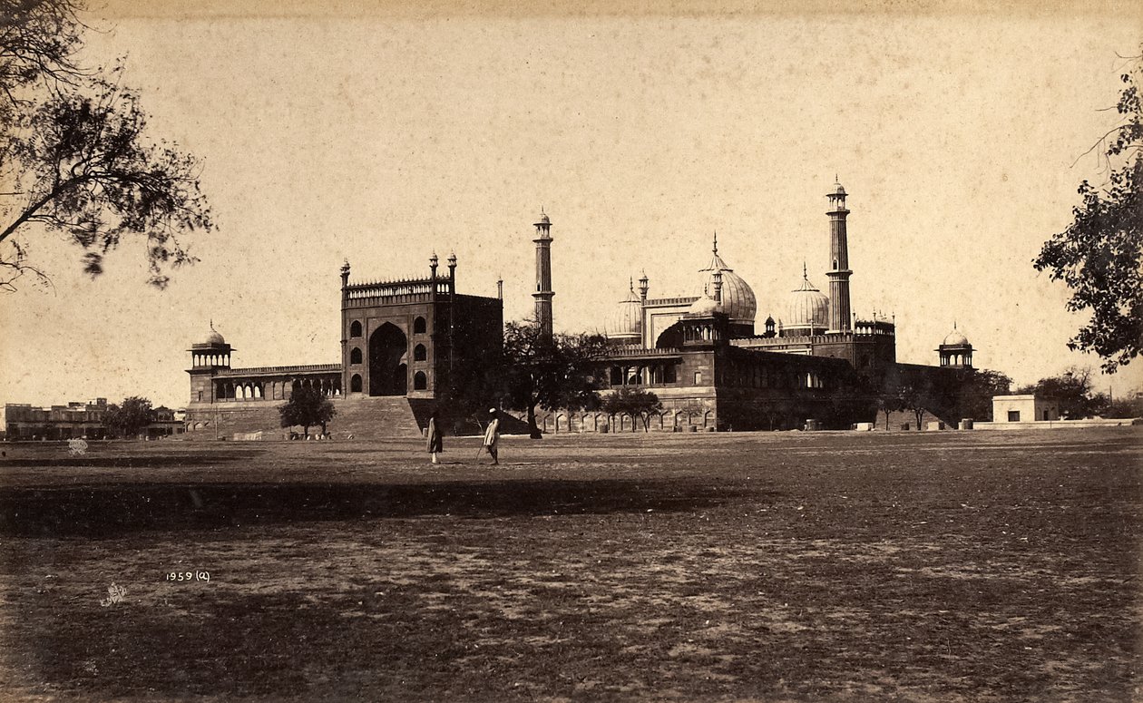 Jama Masjid Musaqi, Delhi, 1886 av Raja Deen Dayal