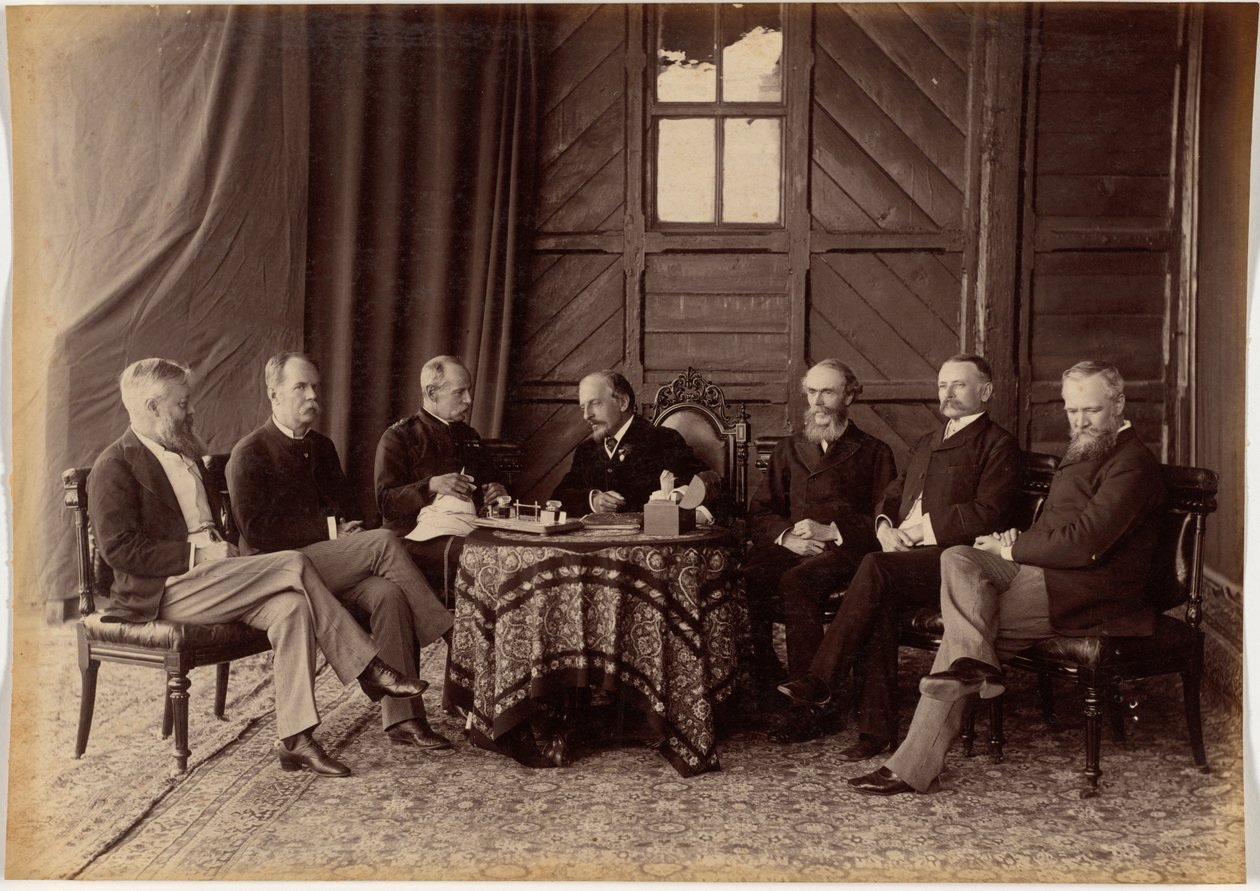 Lord Dufferin og Indias øverste regjeringsråd av Raja Deen Dayal