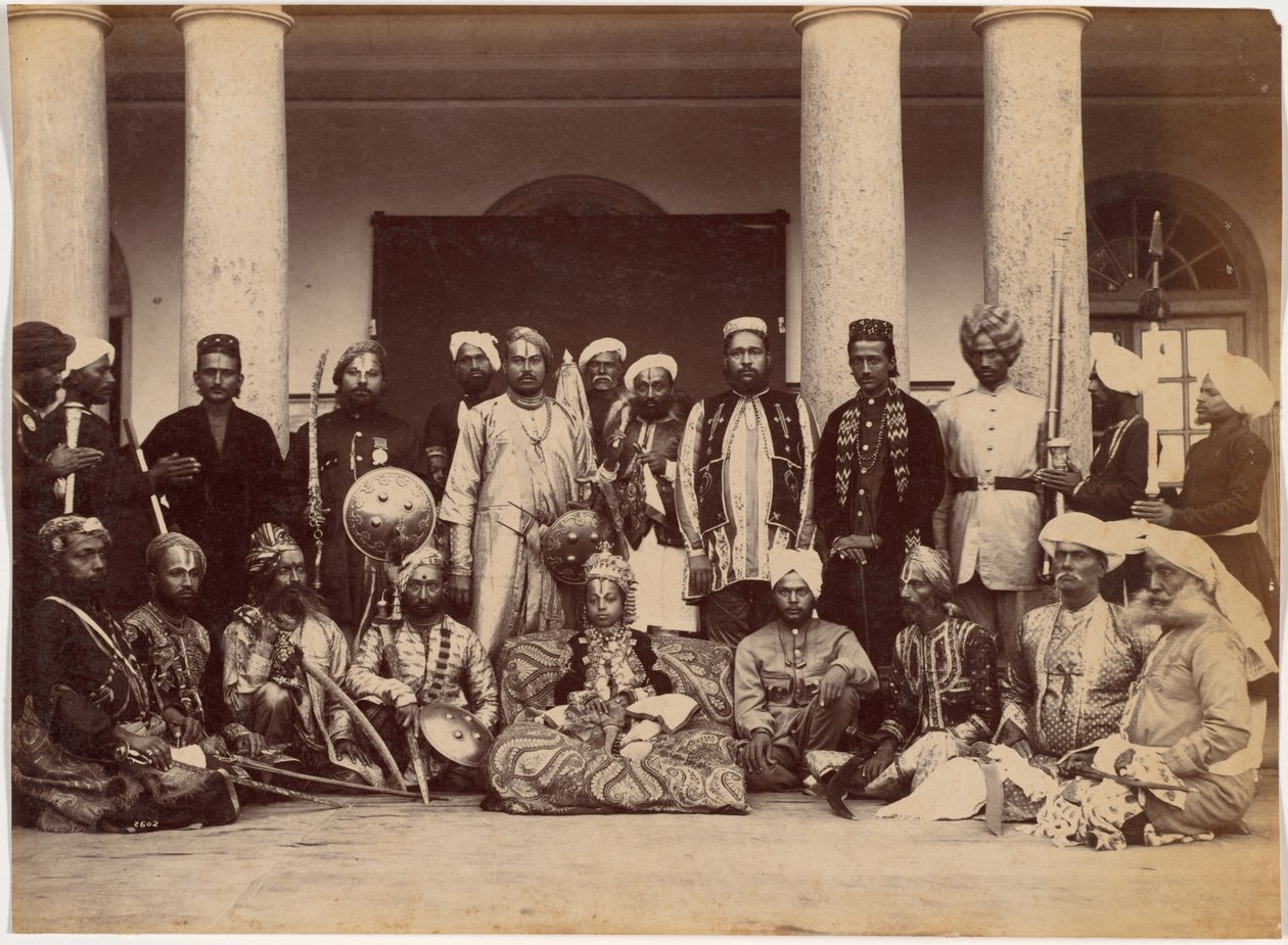 Maharajaen av Rewa og sardarar av Raja Deen Dayal