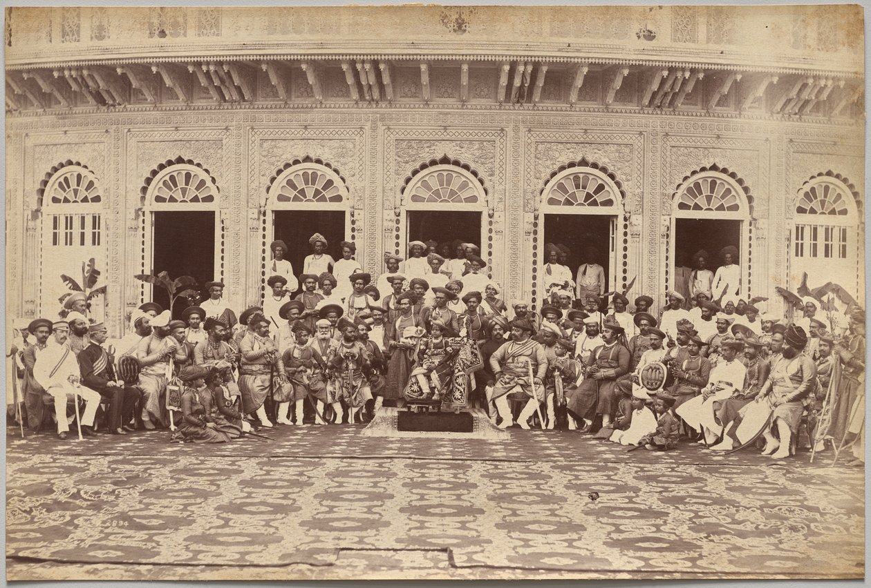 Maharajaen av Scindia, adelsmenn og høye embetsmenn, Gwalior av Raja Deen Dayal