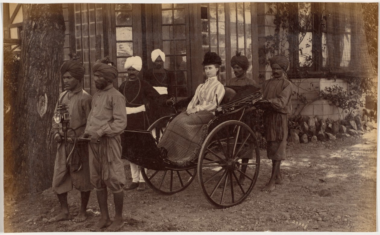 Frøken Lyall, Shimla av Raja Deen Dayal