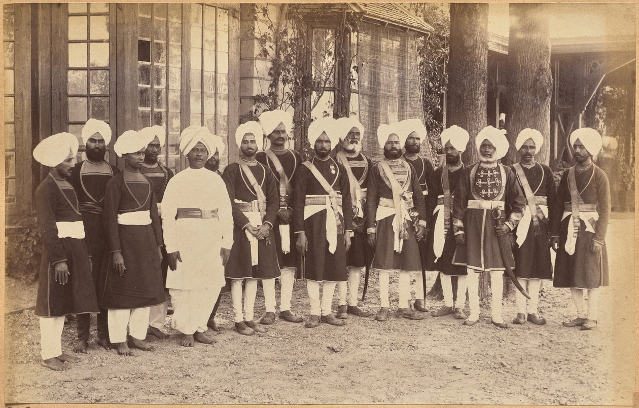 Tjenere hos Hans Høyvelbårenhet, guvernøren i Punjab av Raja Deen Dayal