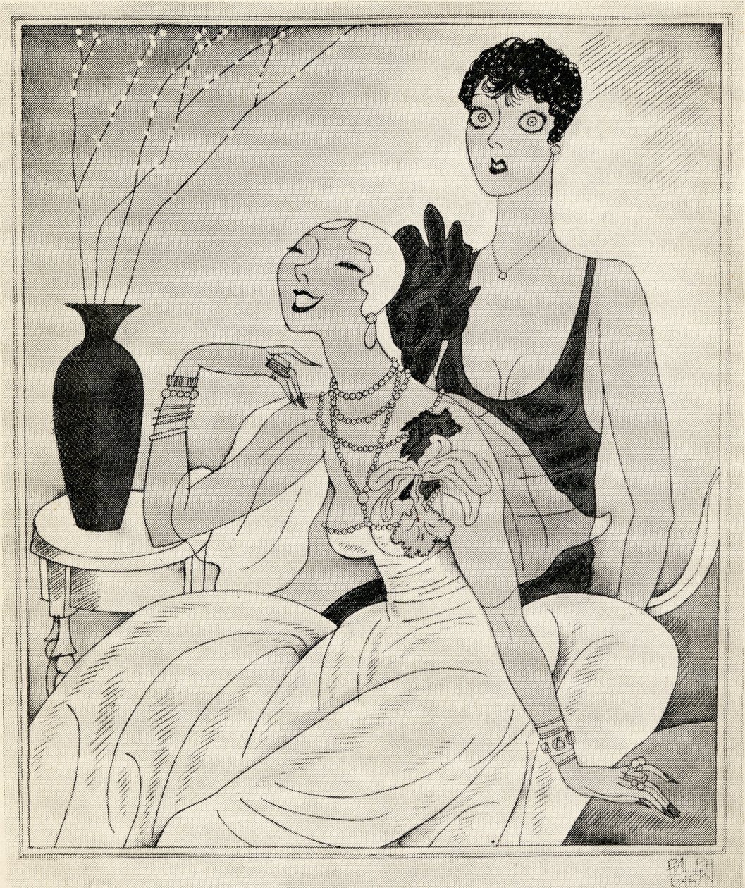 Lorelei og Dorothy, illustrasjon fra 