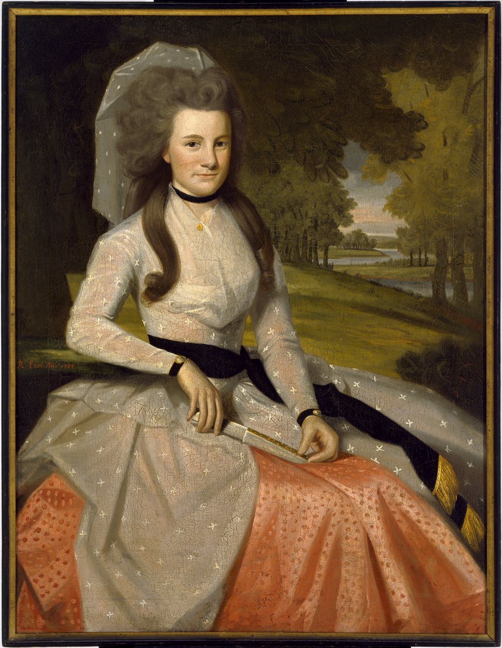 Portrett av Clarissa Seymour, 1789 av Ralph Earl