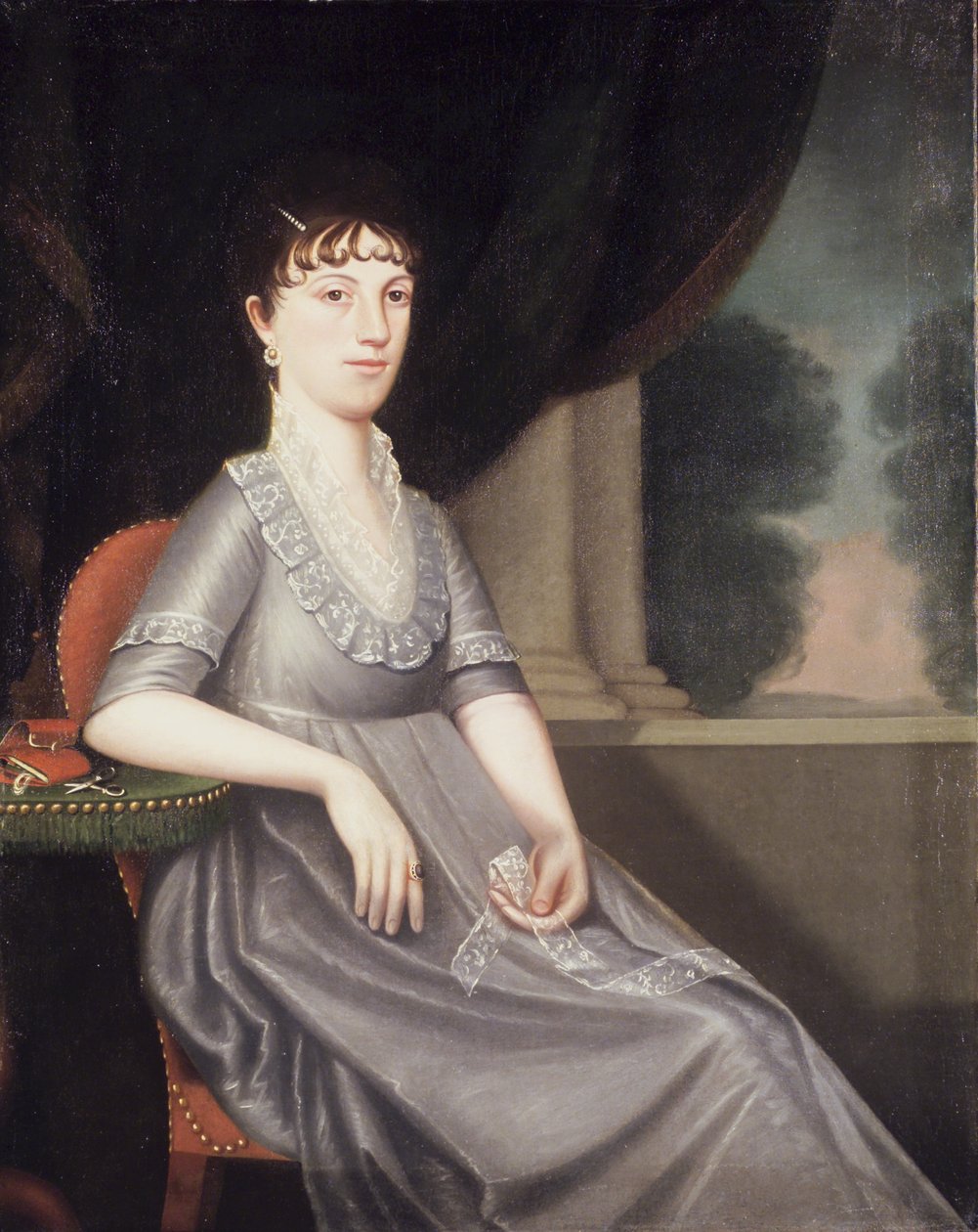 Mrs. Ebenezer Porter (Lucy Patty Pierce Merwin) ca. 1804 av Ralph Eleaser Whiteside Earl