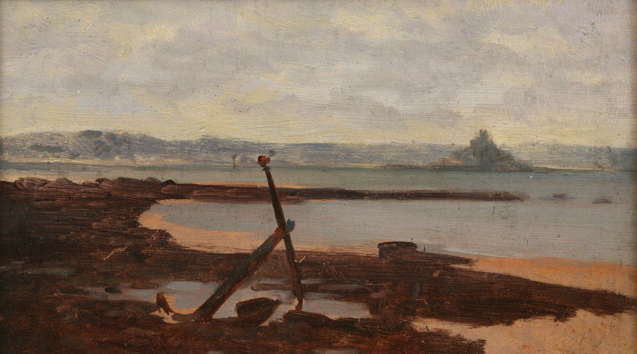 St Michaels Mount fra Newlyn Battery av Ralph Todd