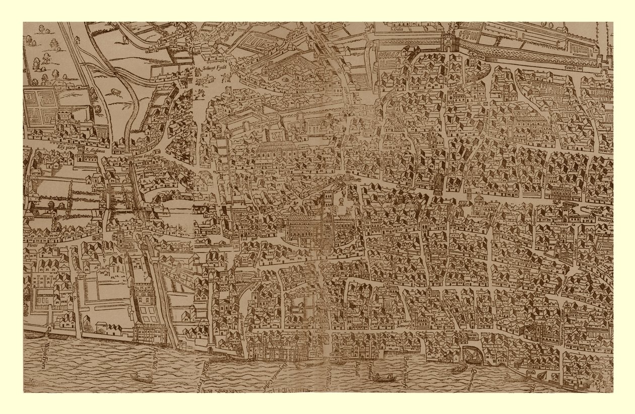 City of London, c1560-1620, 1886 av Ralph Agas