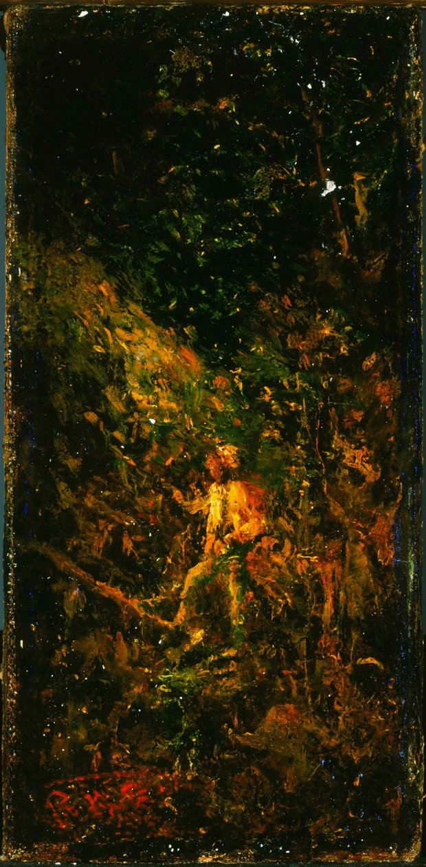 Figur i et landskap av Ralph Albert Blakelock