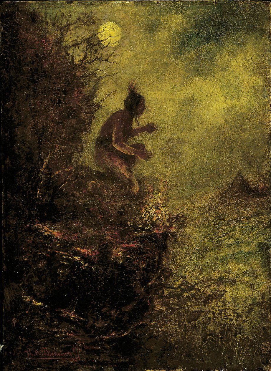 Signalbrannen, 1885-1890. av Ralph Albert Blakelock