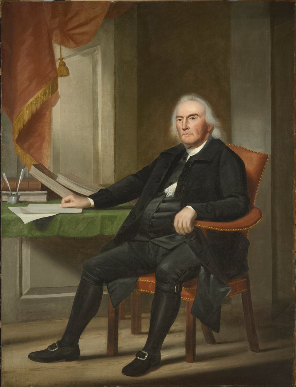 Abraham Davenport (1715/16-1789), B.A. 1732, M.A. 1735 av Ralph Earl