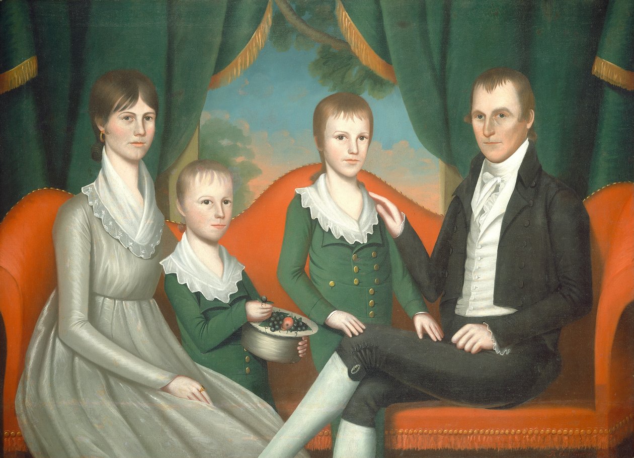 Familieportrett, 1804. av Ralph Earl