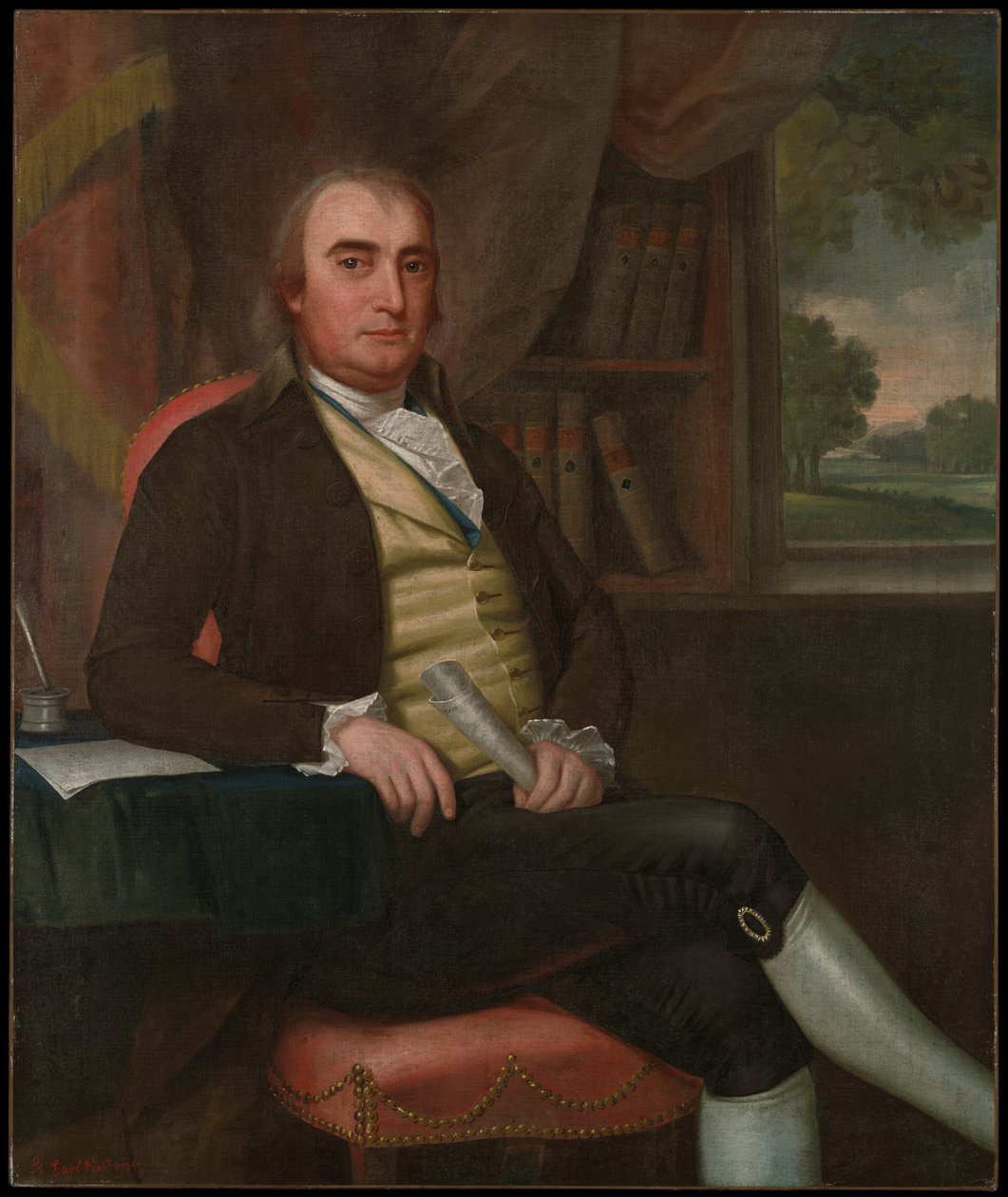 John Davenport (1752-1830), B.A. 1770, M.A. 1773 av Ralph Earl