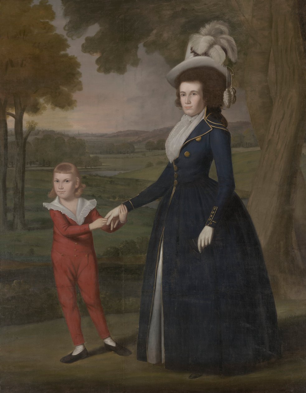 Laura Wolcott Moseley og Charles Moseley (1761 av Ralph Earl