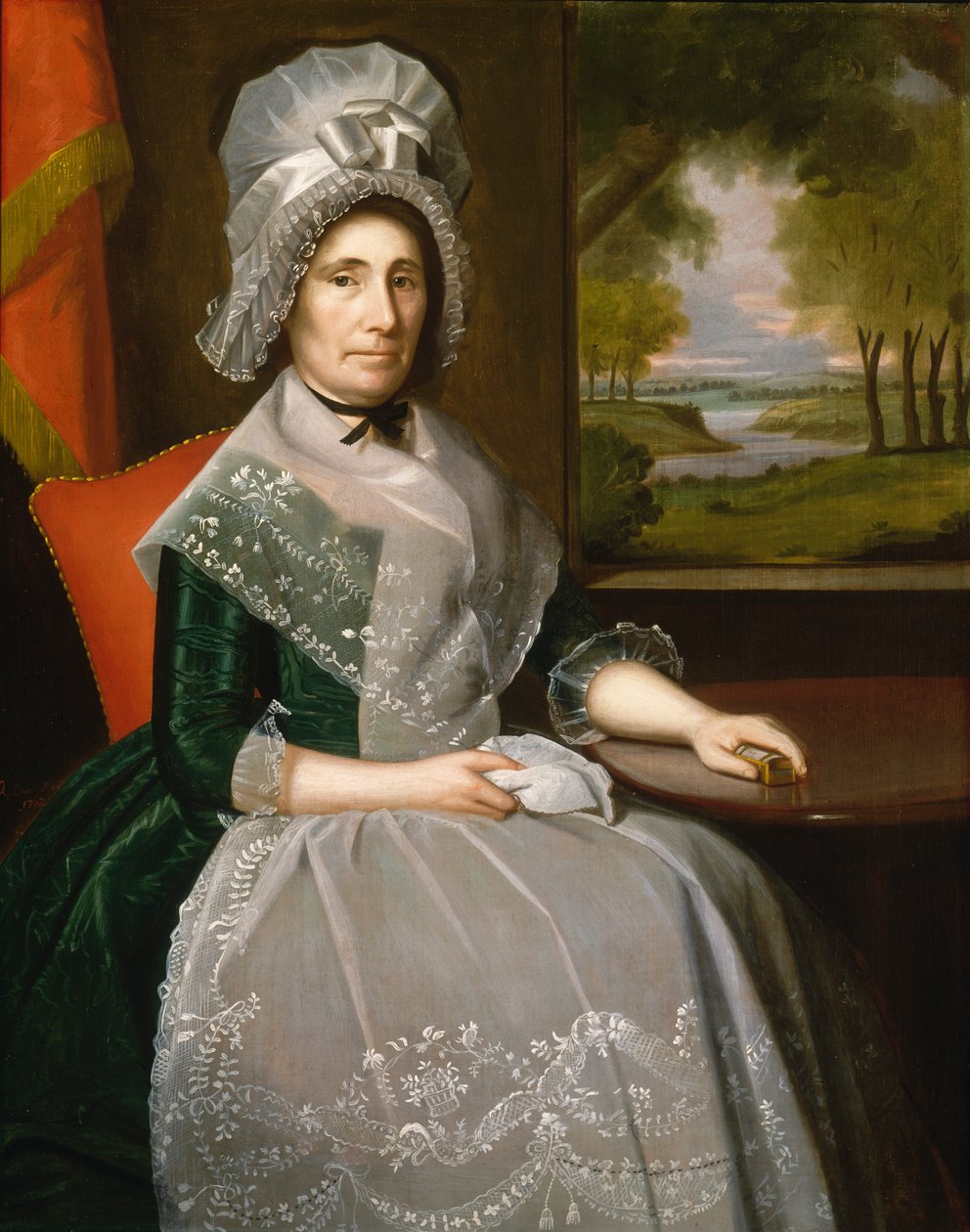 Mrs. Richard Alsop, 1792. av Ralph Earl