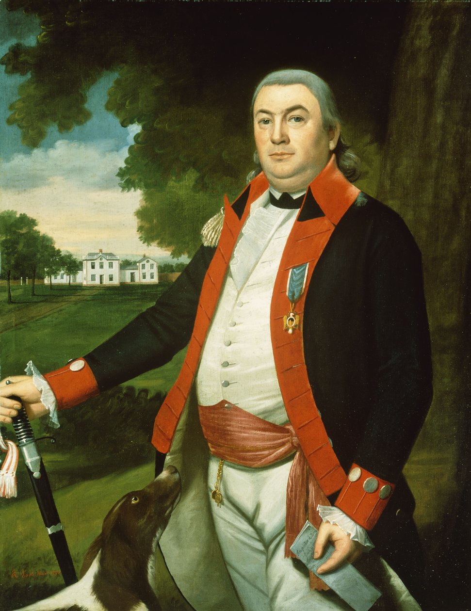 Portrett av kaptein John Pratt, Middleton, Connecticut, 1792 av Ralph Earl
