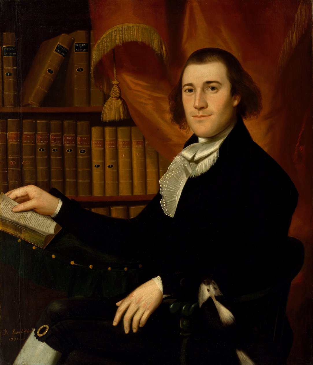 Portrett av Dr. Mason Fitch Cogswell, 1791 av Ralph Earl