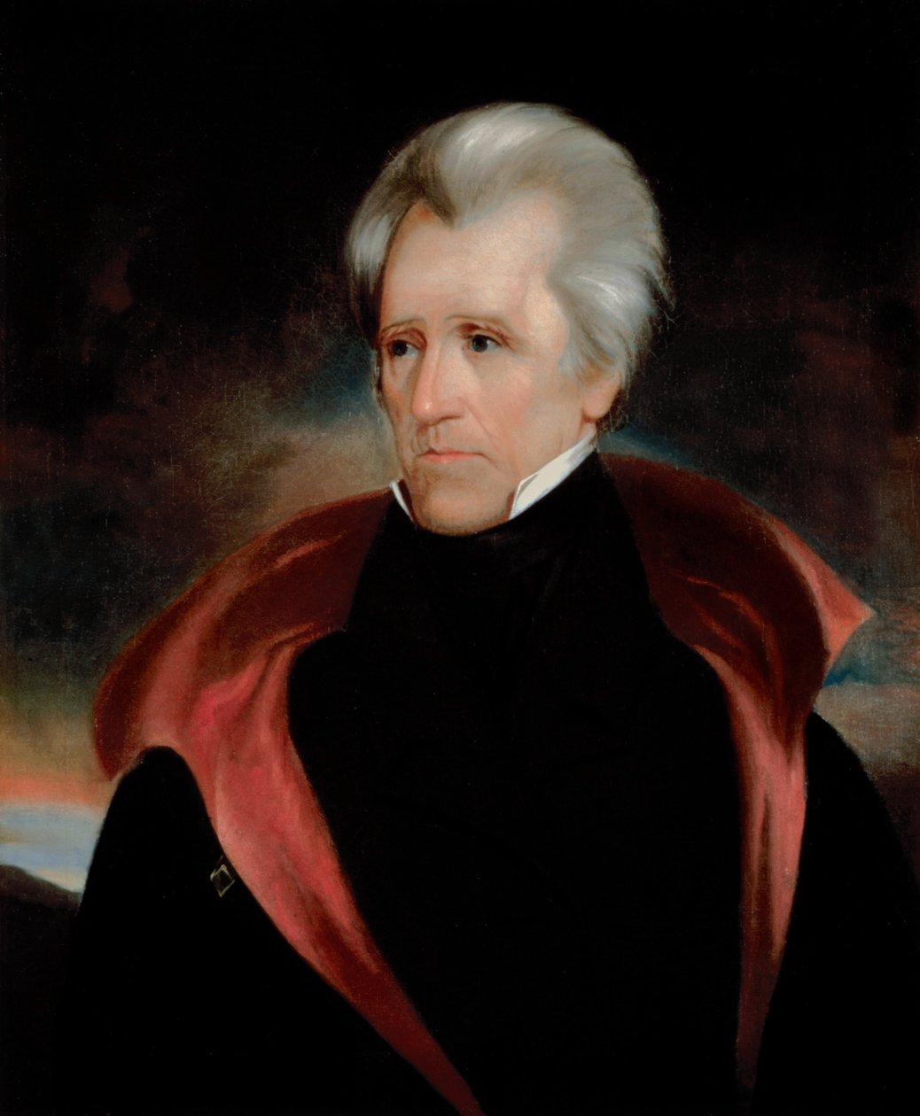 Portrett av Andrew Jackson, ca. 1837 (olje på lerret) av Ralph Eleaser Whiteside Earl