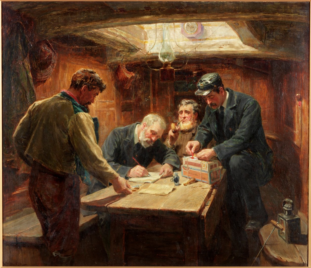 Toll betalt, 1896 av Ralph Hedley