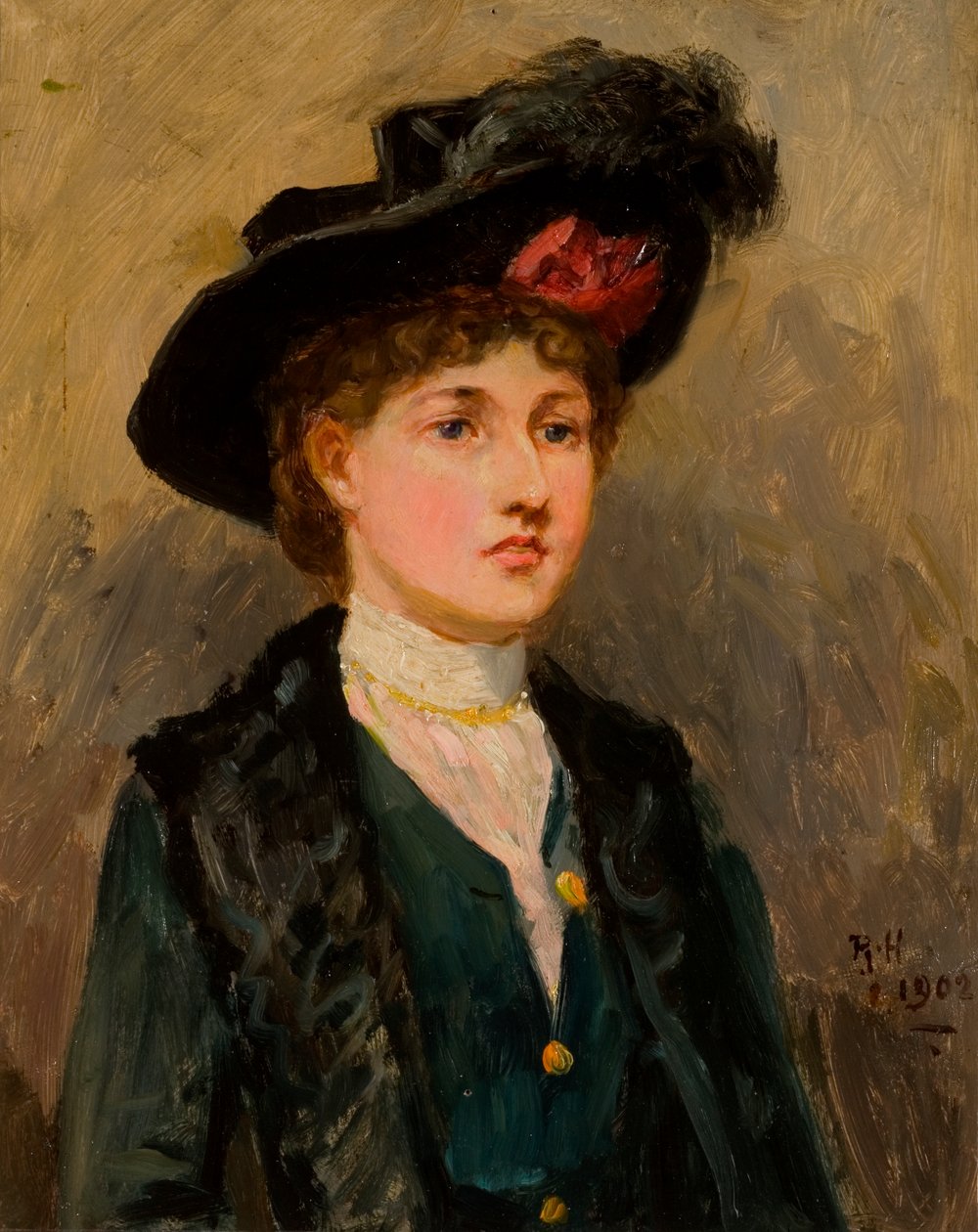 Elsie Wright, 1902 av Ralph Hedley