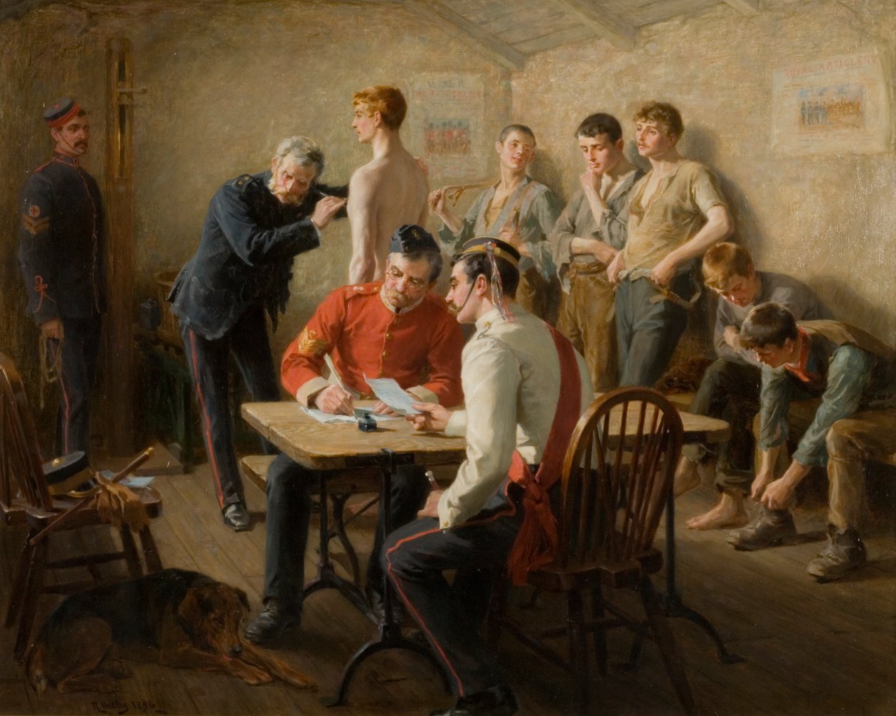 Passerer legen, 1896 av Ralph Hedley