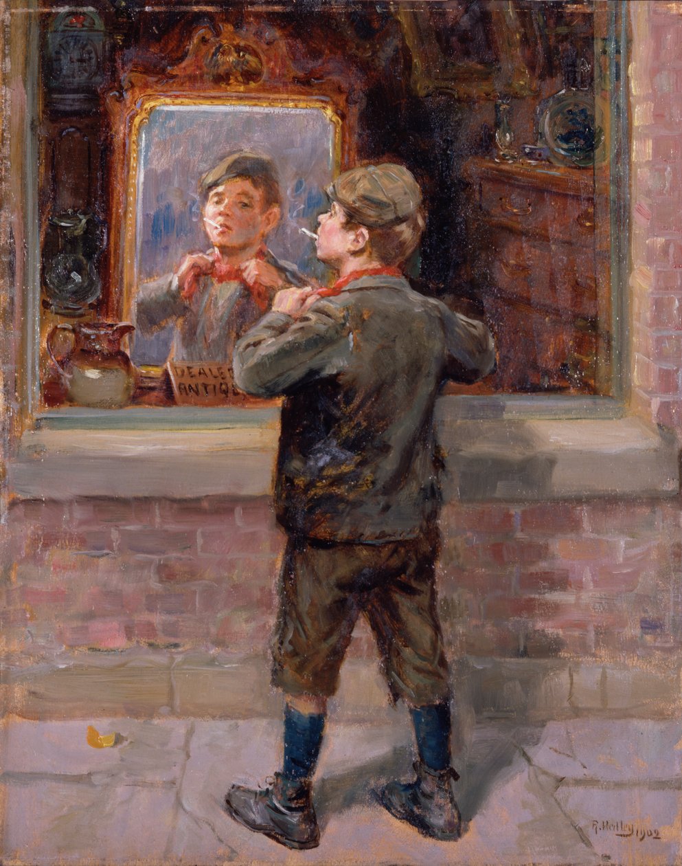 The Old Curiosity Shop, 1909 av Ralph Hedley