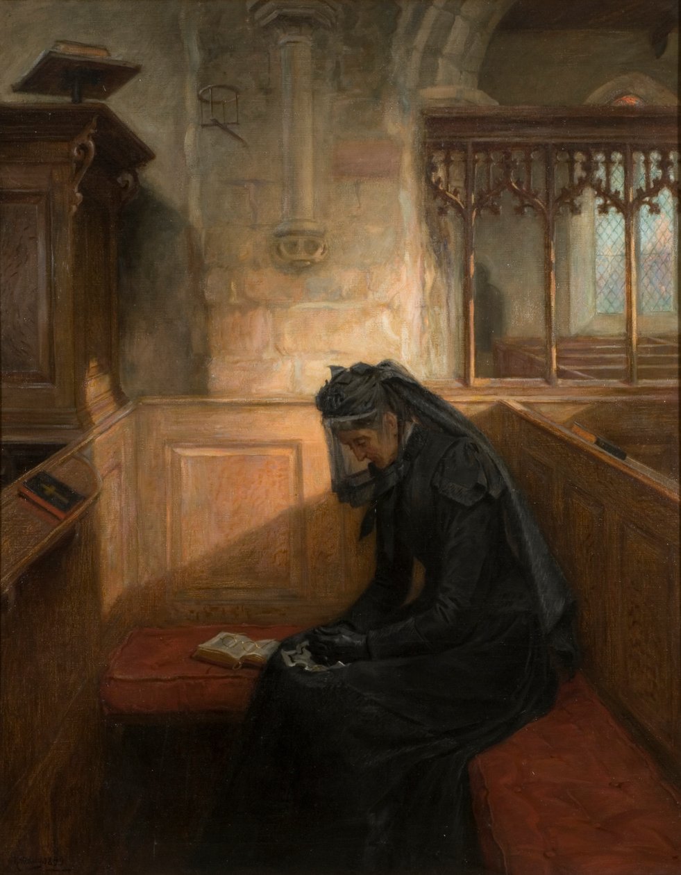 Enken, 1899 av Ralph Hedley