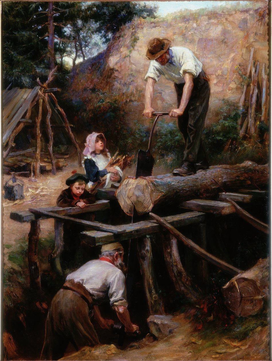 Woodsawyers, 1896 av Ralph Hedley